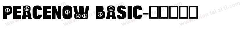 PeaceNow Basic字体转换